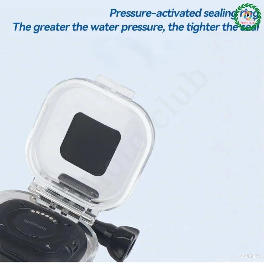 สําหรับ Insta360 GO Ultra เคสกันน้ําใต้น้ํา 50M ดําน้ําป้องกันกรณีสําหรับ 360 Go Ultra thumbnail 9
