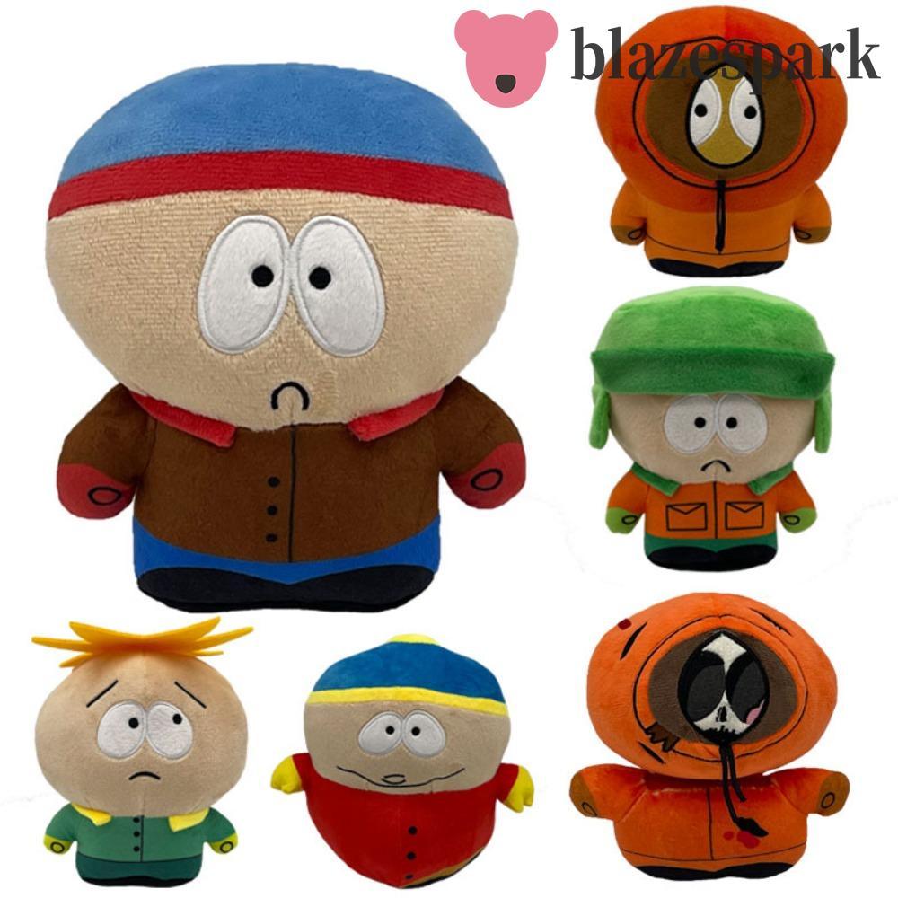 BLAZESPARK South Park ตุ๊กตาตุ๊กตาน่ารักตุ๊กตาหมอนสําหรับของขวัญเด็ก Southern Park ของเล่นเด็ก South