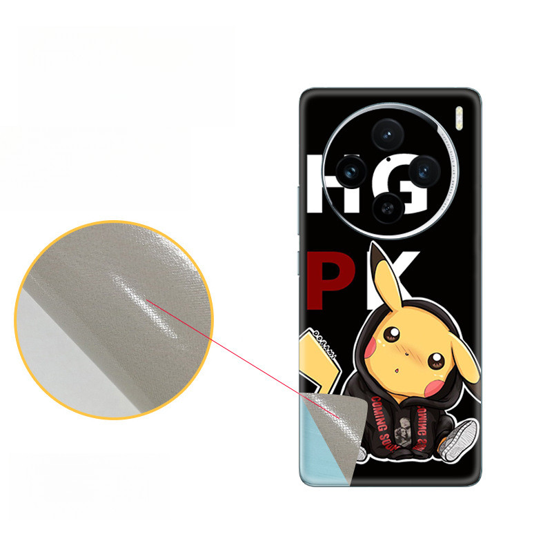 ฟิล์มสีฟิล์มด้านหลังสําหรับVivo X100 Full Coverageฟิล์มป้องกันVivo100Proเต็มรูปแบบสติกเกอร์ฟิล์มสีบุ