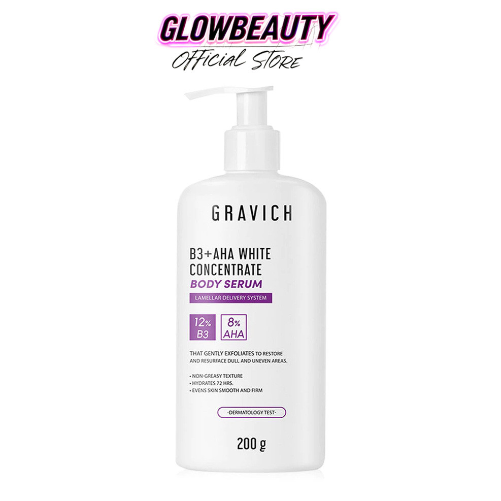 GRAVICH Concentrate Body Serum กราวิช เซรั่มบำรุงผิวกายเข้มข้น 200g (B3+ AHA)