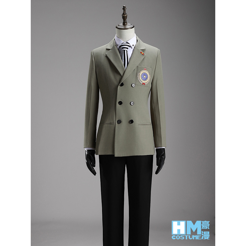 ชุดคอสเพลย์ Akechi Goro สำหรับปาร์ตี้ฮาโลวีนและคริสต์มาส ไซส์XS-XXL ในสต็อก