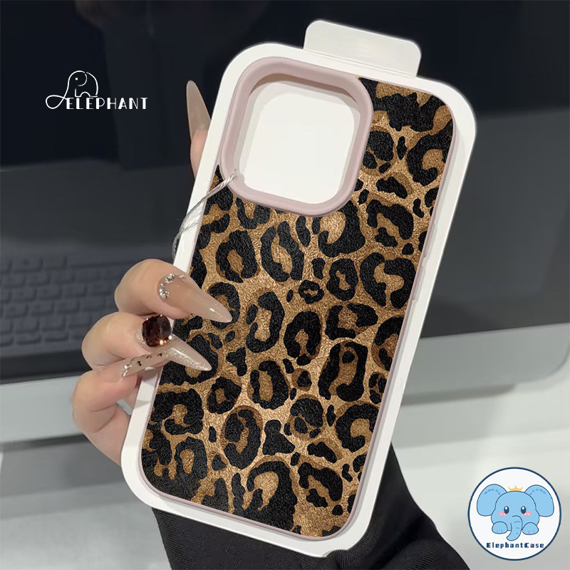 สำหรับ IPhone 17 Air 15 11 16 12 13 14 Pro Max XR X XS Max 7 16 8 15 Plus เคสหนัง TPU นุ่มลายเสือดาวสุดฮอตสุดสร้างสรรค์ - รูปที่ 2