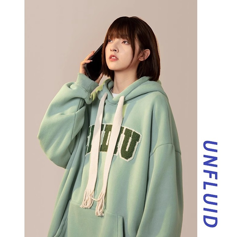 เสื้อสเวตเตอร์มีฮู้ดทรงหลวมหนาขนาด 300jingt888.vn20251104051832