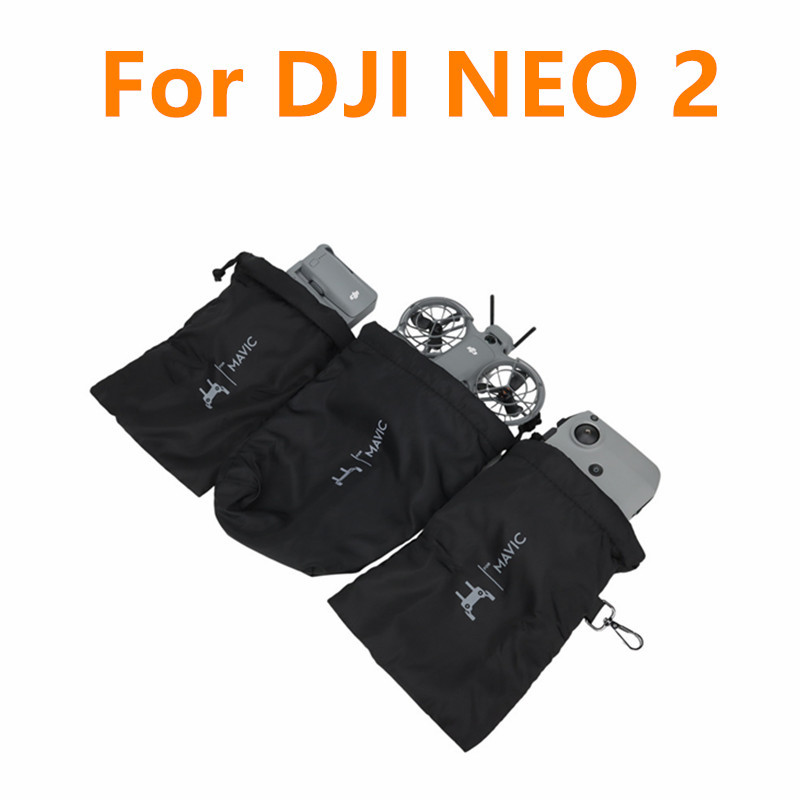กระเป๋าเก็บของสําหรับ DJI NEO 2 รีโมทคอนโทรลกระเป๋าเก็บของแบบพกพา Anti Drop และ Scratch กระเป๋าถือแขวนอุปกรณ์เสริม