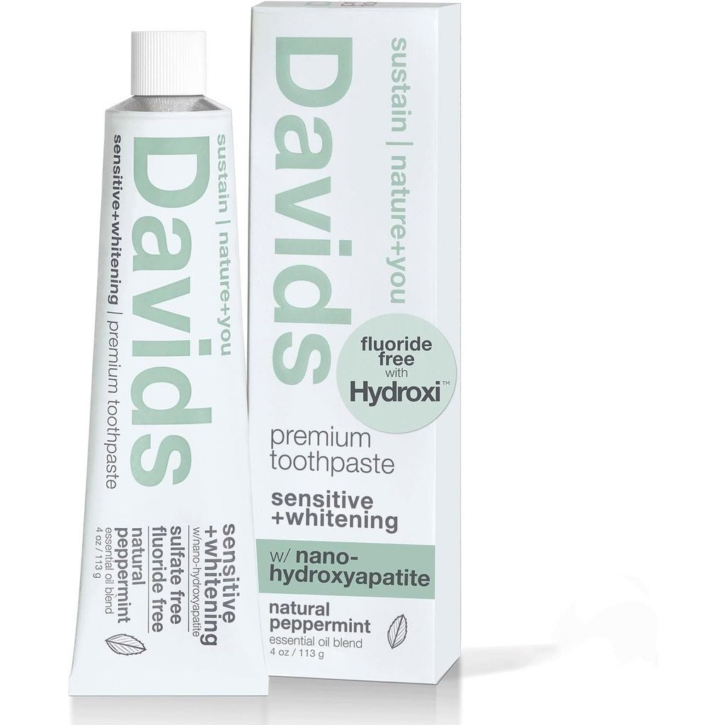 Davids Hydroxi Fluoride Free Nano Hydroxyapatite Toothpaste สําหรับ Remineralizing Enamel & Sensitiv