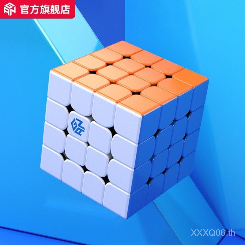 ชุด Professional Four-Order ชุดสกรูด่วน GAN460M Rubiks Cube ของเล่นการศึกษาแม่เหล็กเฉพาะการแข่งขัน S
