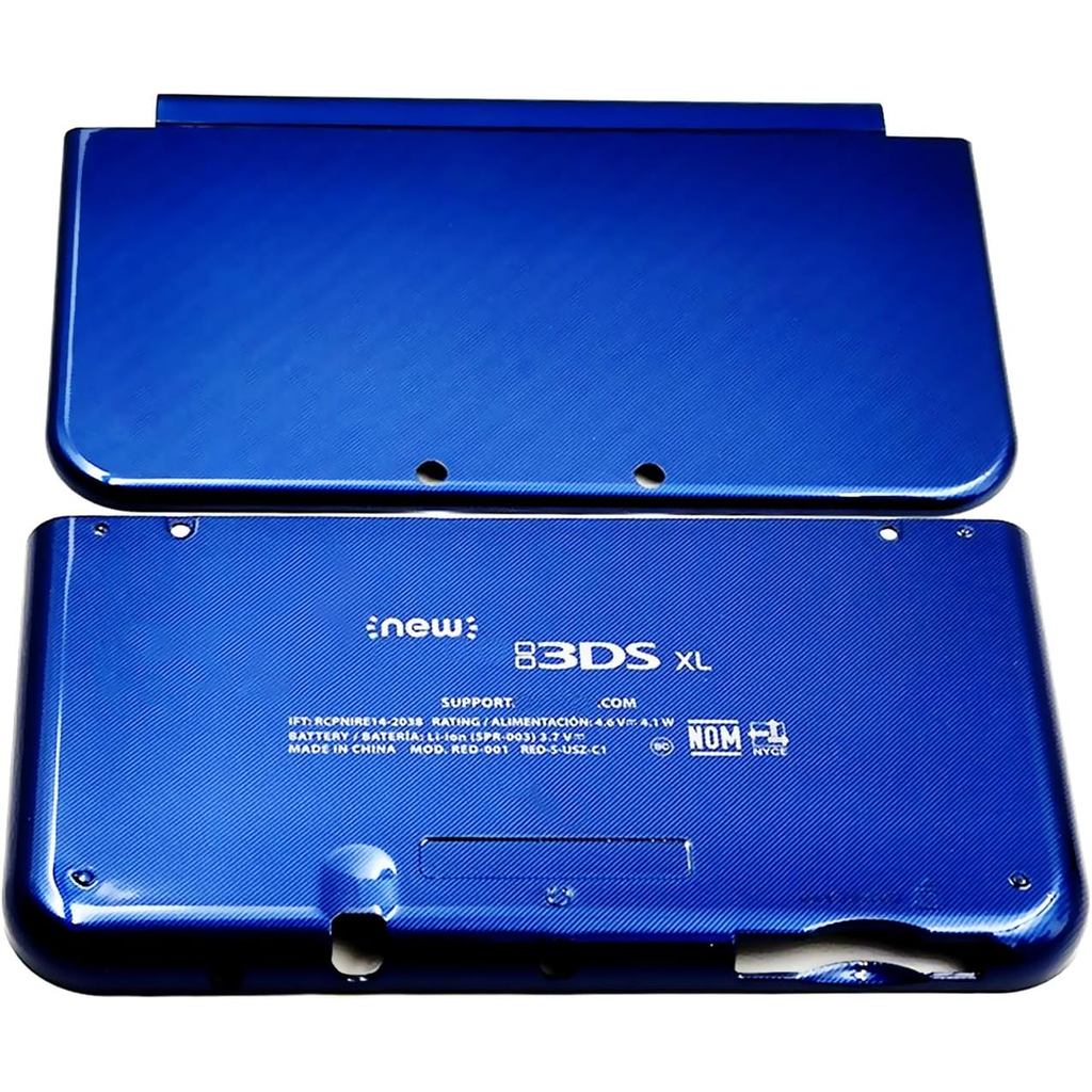 สีน้ําเงินเข้มสี New3DSXL กรณีเสริม A/E Face Shell 2 PCS ชุดเปลี่ยน, สําหรับ 3DS New3DS XL LL 3DSXL 