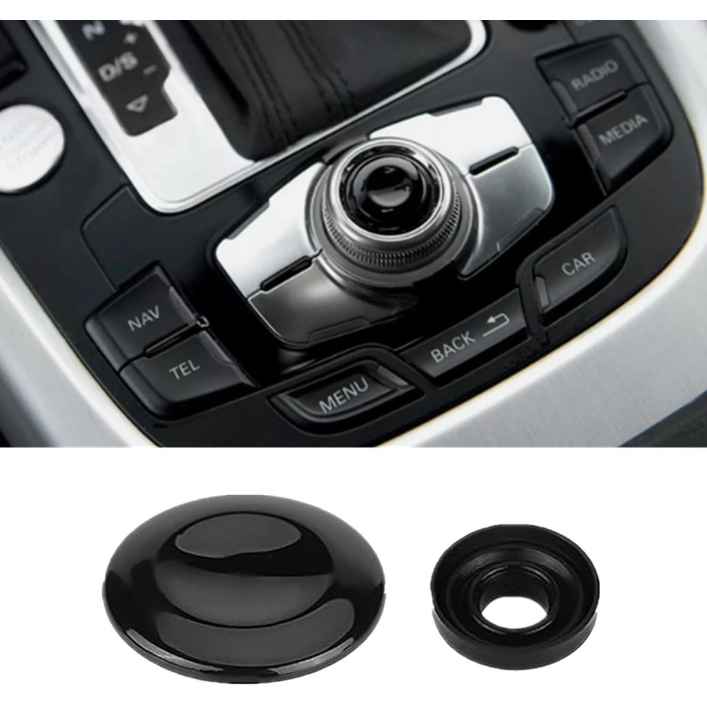 MMI ซ่อมลูกบิดนําทางจอยสติ๊กคอนโซลกลางปุ่มฝาครอบ, Fit สําหรับ Audi A4 /Q7 /S4 2010-2015, A5 2012-201