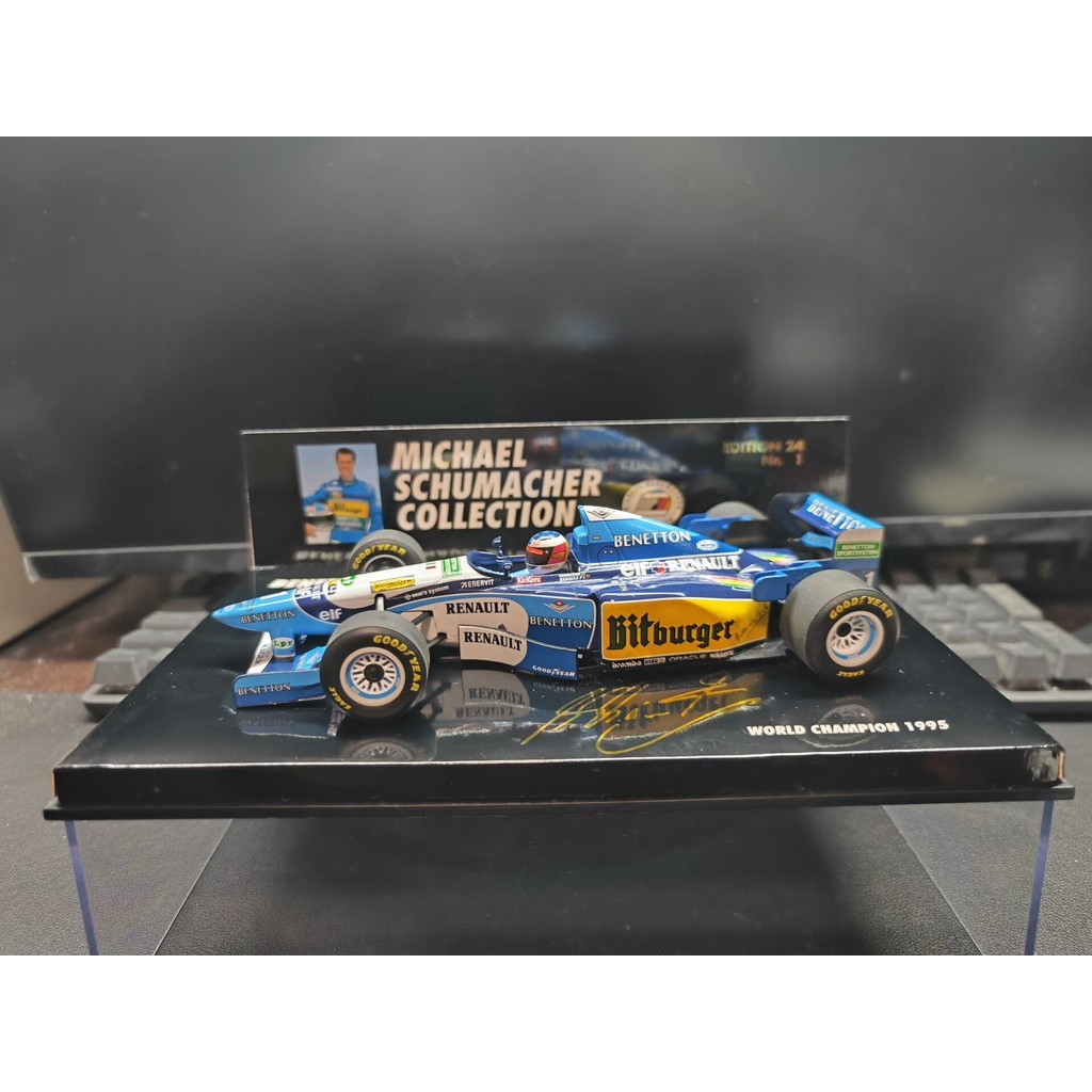 Mini Cut F1 รุ่น B195 Benatong Schumahe 1995 Game Season 1995 Schumahe Represents Bernaton Fleet to 