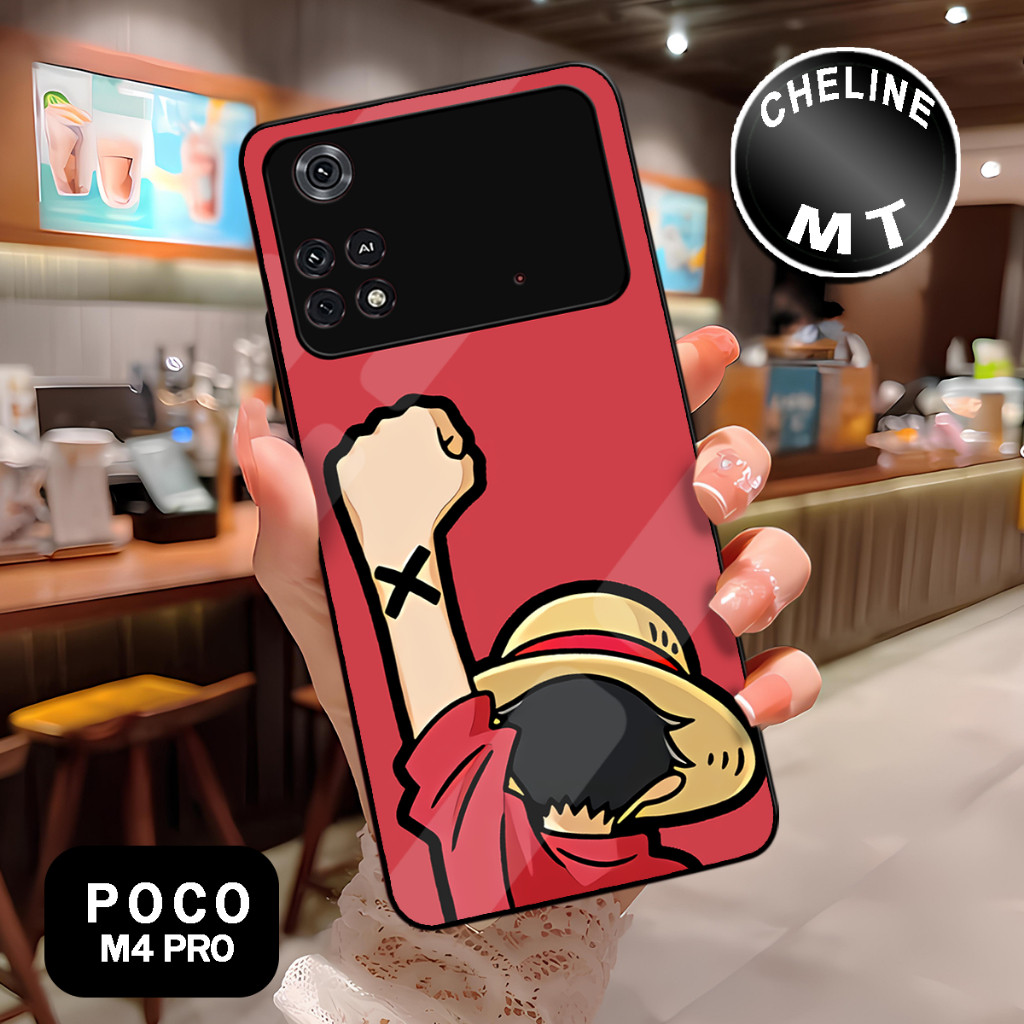 ( ER 8 ) Softcase Glossy สําหรับ Xiaomi Poco M4 Pro 4G บทคัดย่อ motif น่ารักอะนิเมะความงาม Mika Hp-C