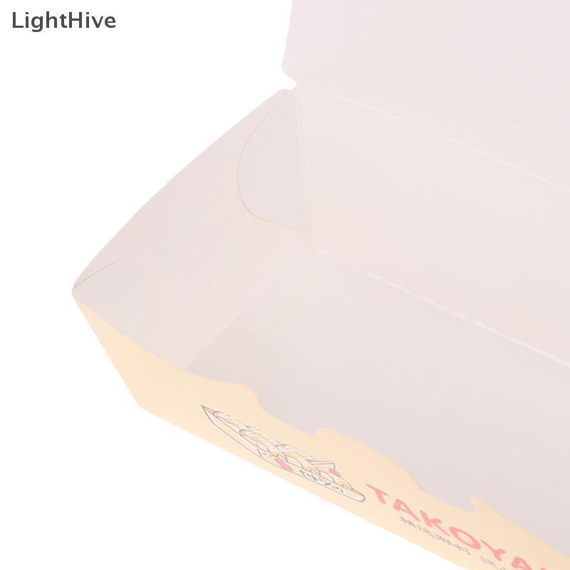 [LightHive] 50 ชิ้นกล่องบรรจุภัณฑ์ปลาหมึกยักษ์อาหารถนนญี่ปุ่นทาโกะยากิทิ้ง Takeaway บรรจุขนมขบเคี้ยวภาชนะกระดาษอุปกรณ์ปาร์ตี้ (TH) ราคา ถูกที่สุด ดีลบีเคเค แกลเลอรีภาพที่ 9