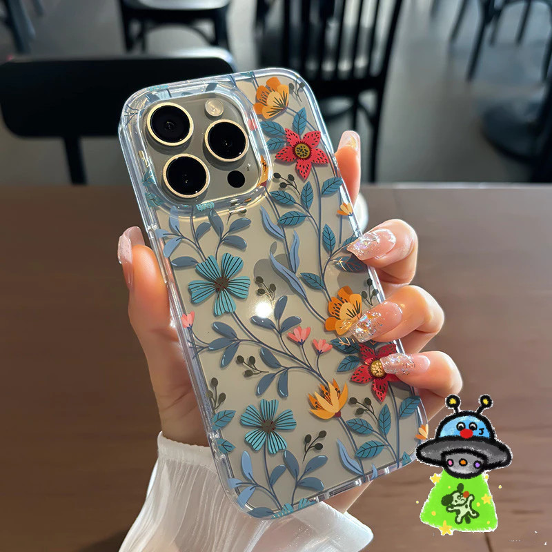 สีสันดอกไม้เล็กๆเคสโทรศัพท์เหมาะสําหรับVivo V25/V25e V27/V27 Pro V27e V29 5G V29E 5G T1 5G/Y75 5G T1