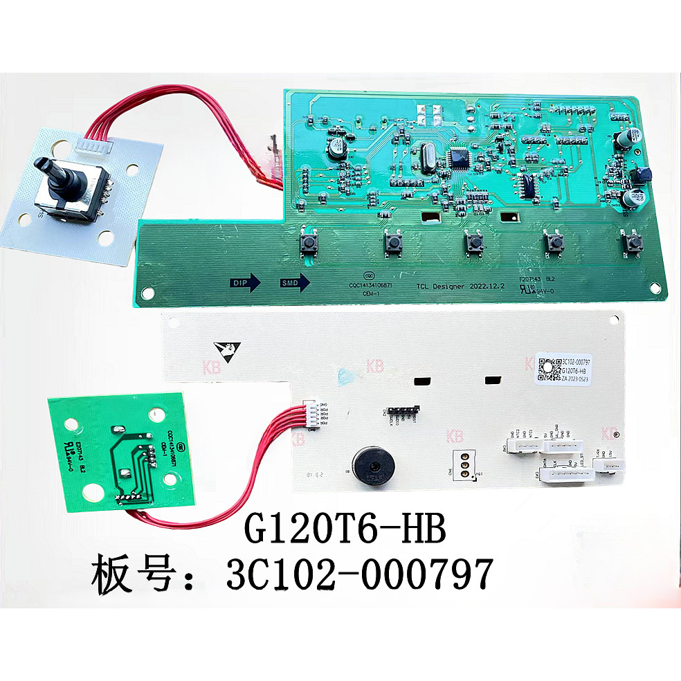 ใช้งานร่วมกับเครื่องซักผ้า TCL แบบถัง G120T6-HB บอร์ดคอมพิวเตอร์ 3C102-000797 บอร์ดควบคุมหลัก