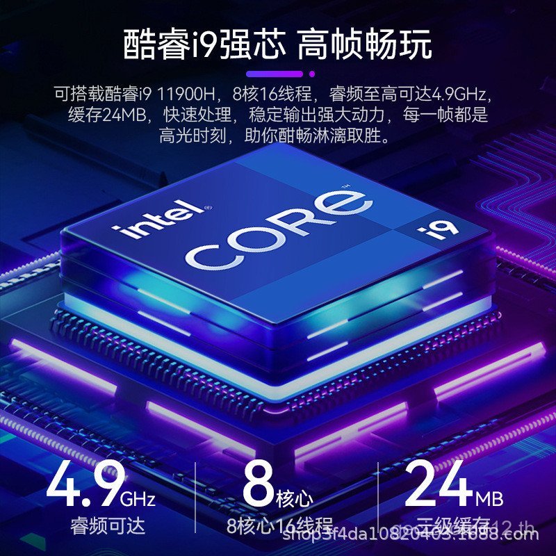 มินิอุตสาหกรรมควบคุมคอนโซลขนาดเล็ก 14 Core i9-13900HK Mini Home Office 4K เกมคอมพิวเตอร์แบบพกพา mini