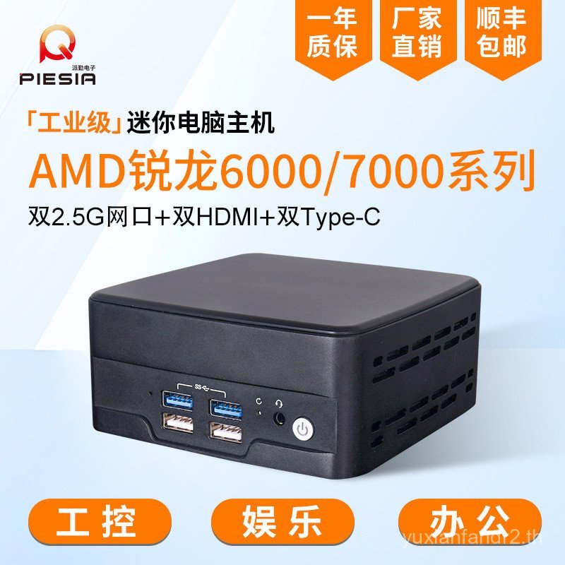 Paiqin Mini nuc Host AMD R7 8845hs R5 7840hs คอมพิวเตอร์เกมสํานักงานประสิทธิภาพสูงข้ามพรมแดน