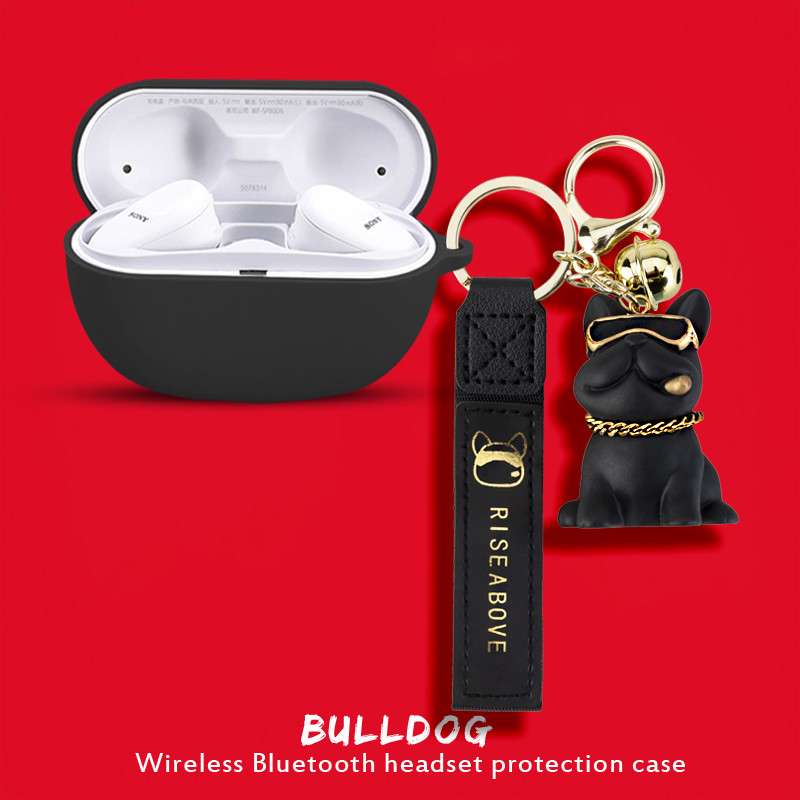 เหมาะสําหรับ sony wfsp800n ชุดหูฟังไร้สายบลูทูธป้องกันกรณีซิลิโคนกันกระแทกการ์ตูนสไตล์ใหม่ sony sony