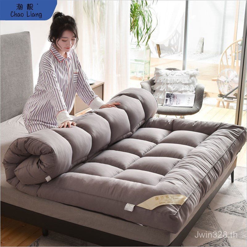 เสื่อทาทามิหนานุ่ม ขนาด 1.8x0.9 เมตร เหมาะสำหรับหอพักหรือนักศึกษา รองรับ QR Code