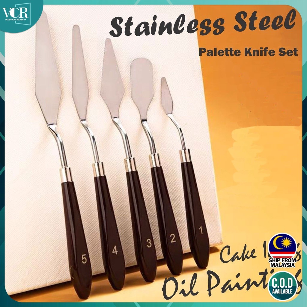 Oil Color Palette Knife Set Icing Shaper Oil Paint Scrapper Palette Knife Set