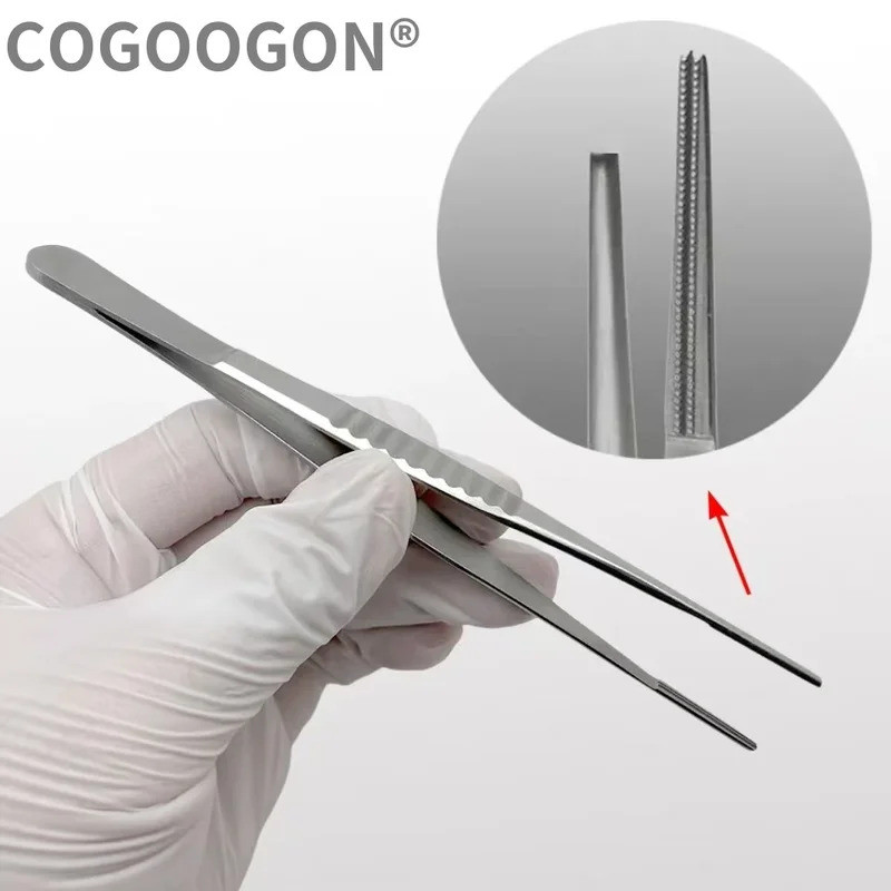 1pcs Debakey Forceps Atraumatic Tissue Forceps Vascular Procedures Surgical Tweezers Medical Forceps