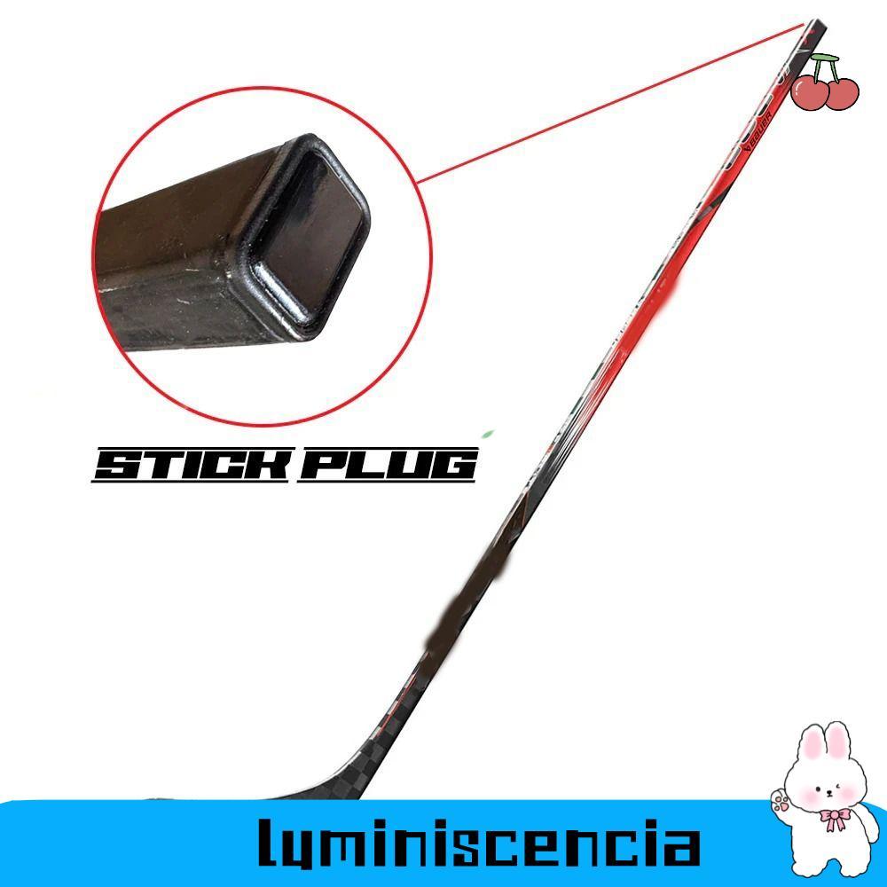 LUMINESCIA 10 ชิ้น Hockey Stick End Cap, TPU Universal Hockey Stick Butt End Caps, No-Tool Setup น้ํ