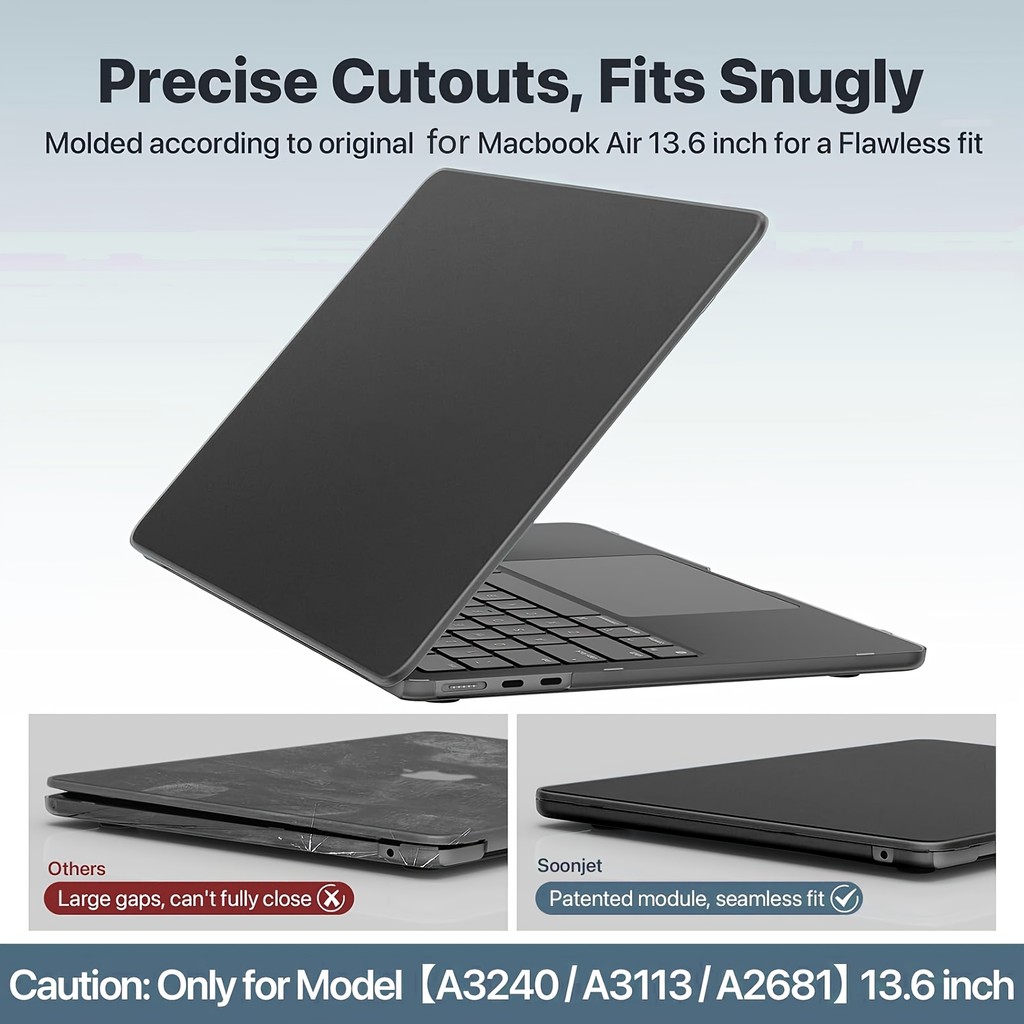 2025 MacBook air13 A2681/A3113/A3240 สําหรับ Mac Air 13.6 นิ้ว M4 M3 M2 2025 2024-2022 Release รุ่น 