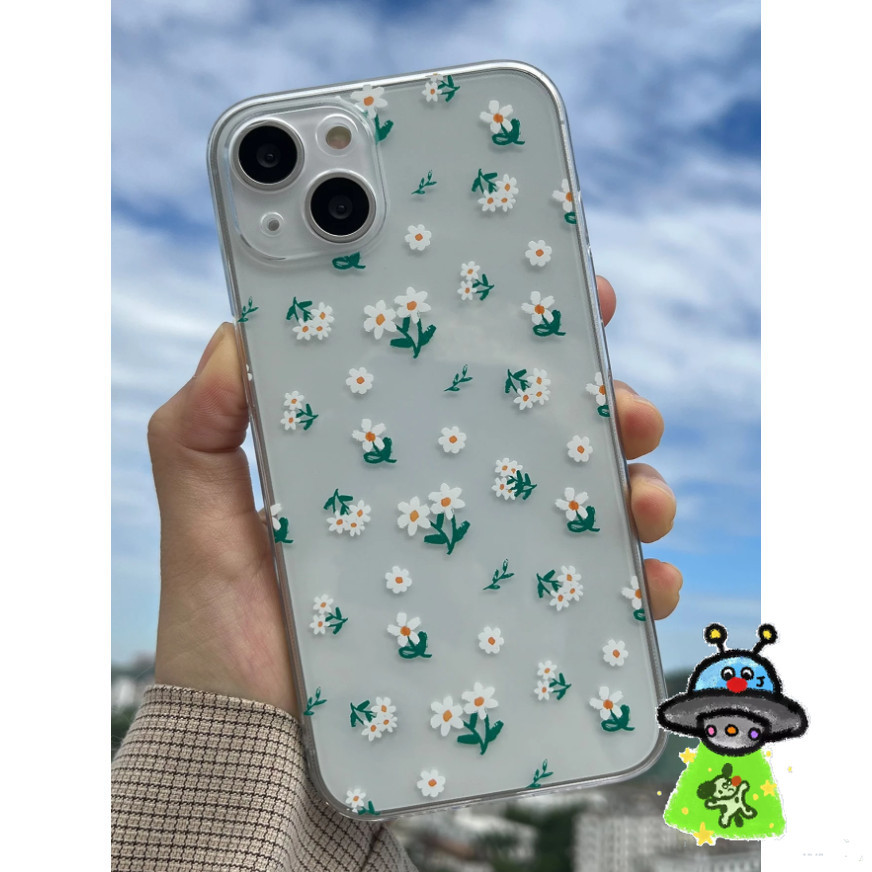 เคสโทรศัพท์ดอกไม้สีขาวขนาดเล็กพร้อมสไตล์ Minimalist และธรรมชาติเหมาะสําหรับ Vivo V25/V25e V27/V27 Pr