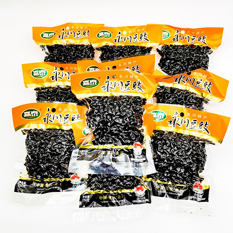 จัดส่งฟรี Jiatai Yongchuan Tempeh 250g การจัดเลี้ยงในครัวเรือนหม้อหลังเนื้อปลานึ่ง Yongchuan Tempeh 