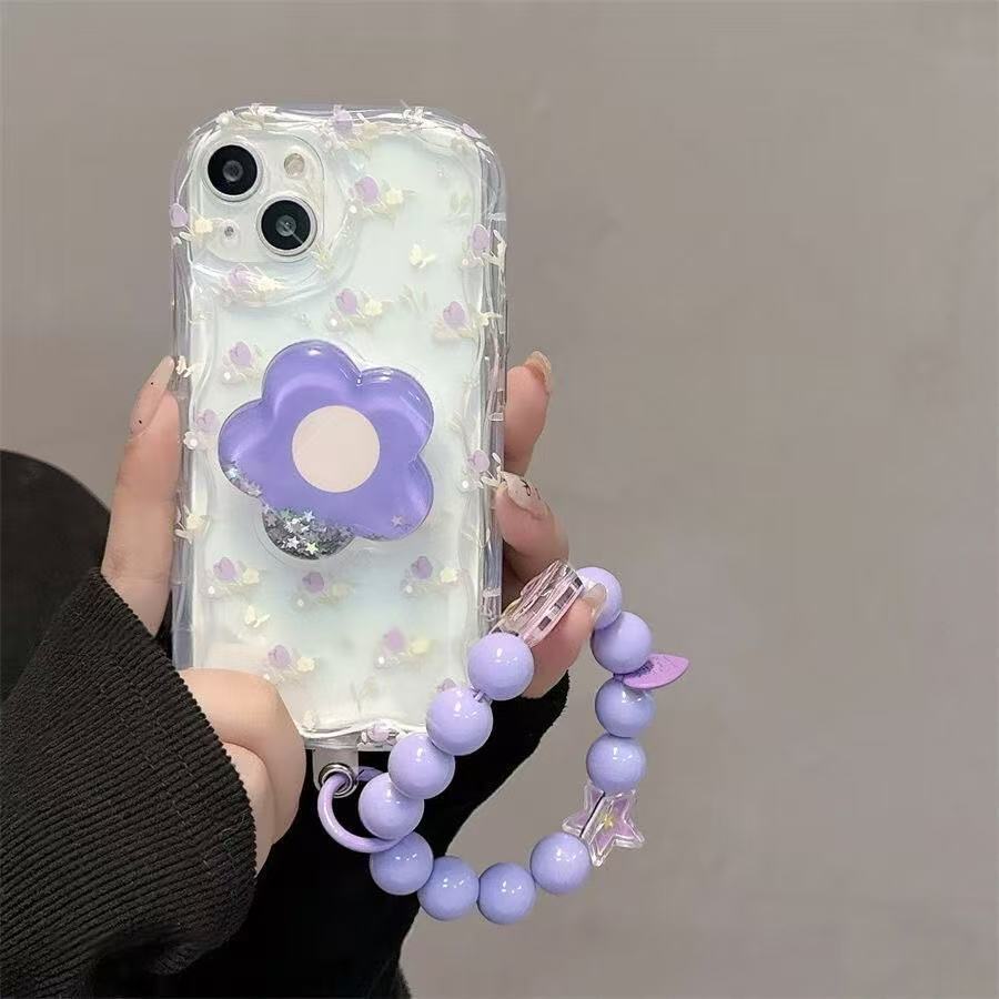 ดอกไม้Glitter ChainสําหรับHonor 400 X6C X8C X7C X9C 200 สมาร์ทX7D X9D X5 X5B X6B X6A Plus X7B X8B X6