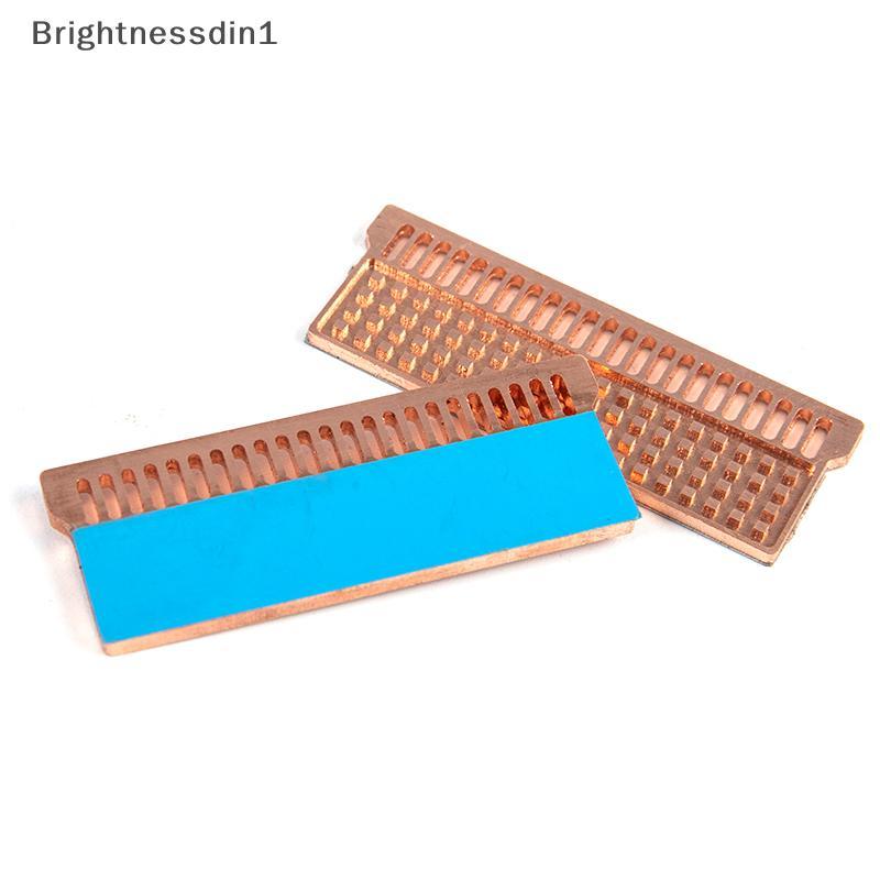 [Brightnessdin] Notebook Memory Heat Sink Copper Heatsink Laptop RAM 0.5mm/1.5mm/2mm/3mm Bq