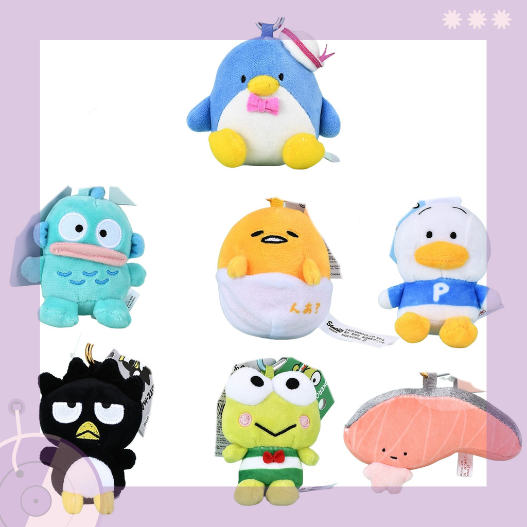 พร้อมสต็อก Japan Sanrio Sanrio Mini Love Heart Buckle Jisoo Same Style HelloKitty Bag Pendant Doll C