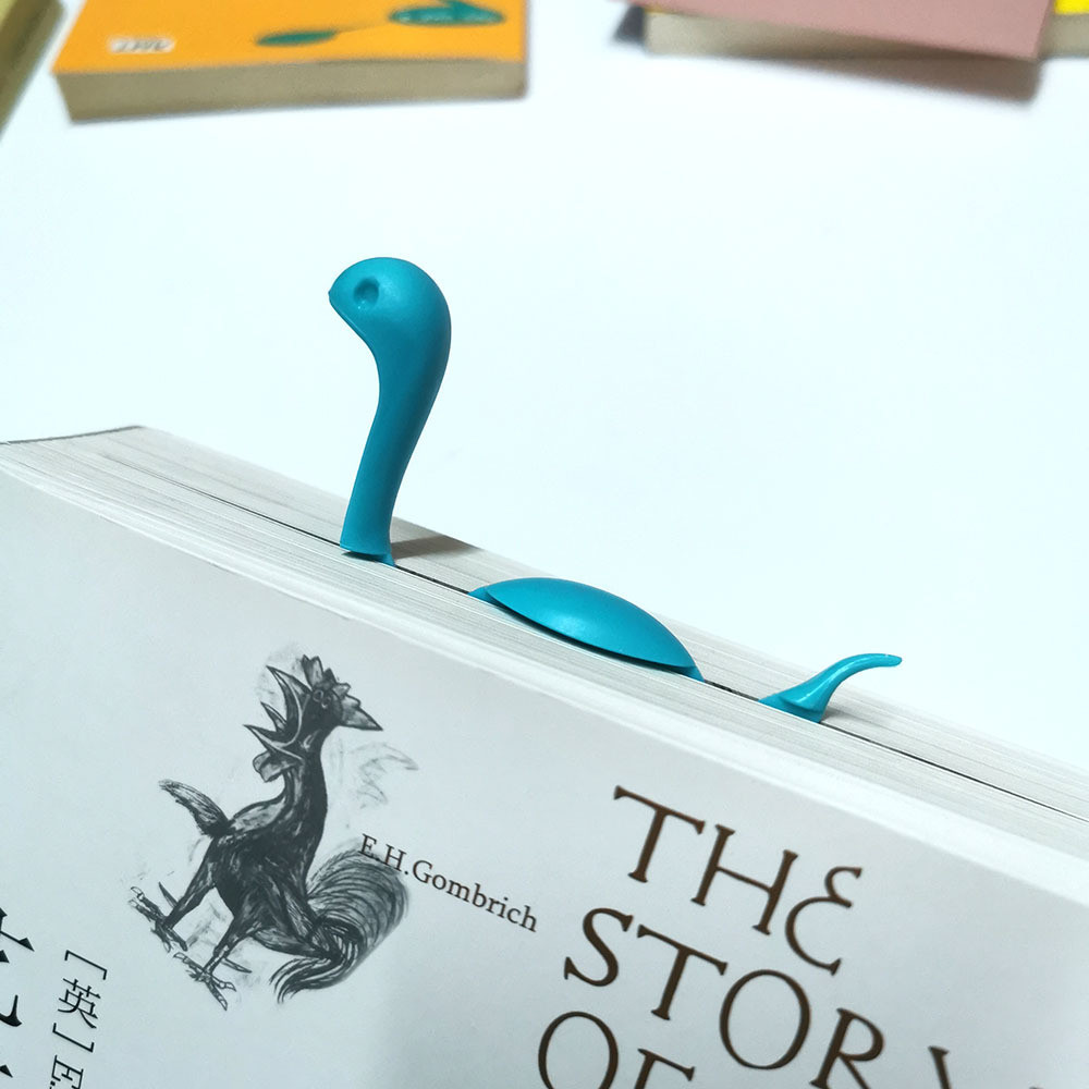 สํานักงานสร้างสรรค์ 3D Loch Ness Monster Modeling Bookmark สนุกแปลกนักเรียนอ่านหนังสือหน้าคลิปหน้า P