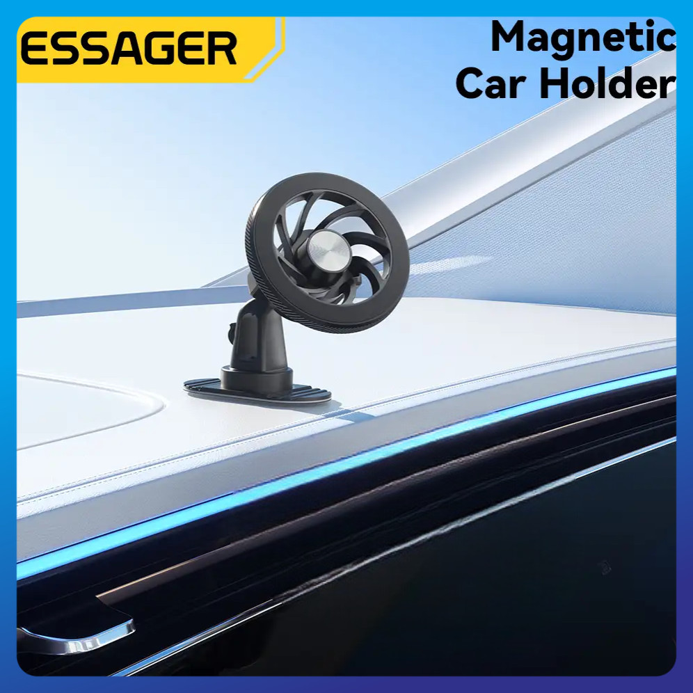 ESSAGER ที่วางโทรศัพท์ในรถยนต์สมาร์ทโฟนแม่เหล็ก 360 ปรับได้ - EZJZT-LKA01-Z