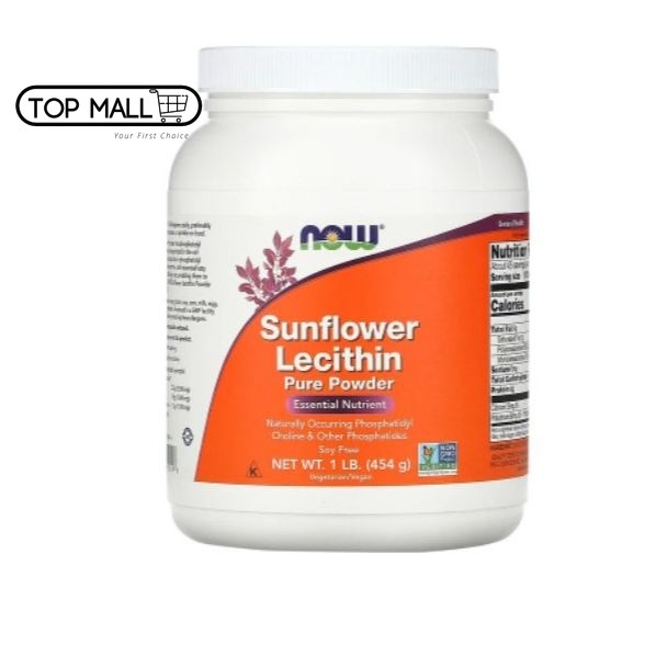 NOW Foods, Sunflower Lecithin, Pure Powder, 1 lb (454 g)