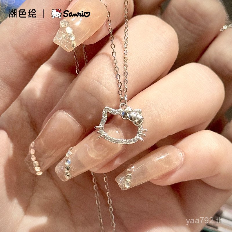 สร้อยคอลูกปัดเงินแท้ 925 สำหรับคนพิเศษ ออกแบบโดย Hello Kitty จาก Hong Kong SMF3