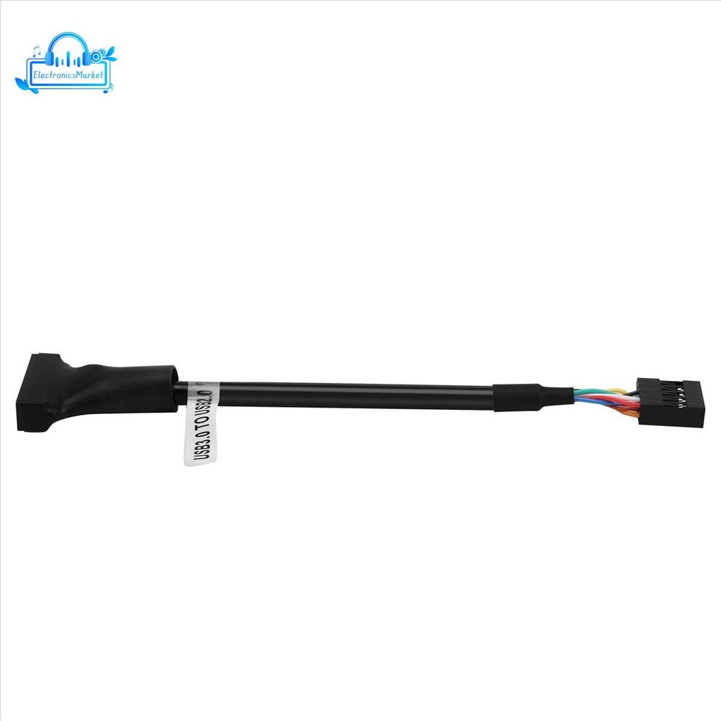[Promote E]15 ซม.USB 3.0 20 Pin Header Male to USB 2.0 9 Pin Female Adapter Cable