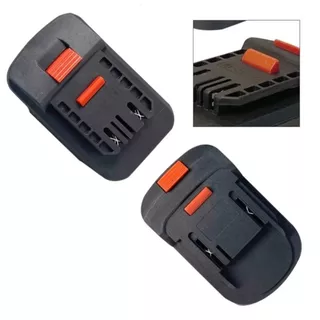 MELODYGOODS1FJ ตัวแปลงแบตเตอรี่ลิเธียม, อะแดปเตอร์แบตเตอรี่ 18V 2 in 1, ฐานแปลงพลาสติกเครื่องมือไฟฟ้าอุปกรณ์เสริมสว่านกระแทก