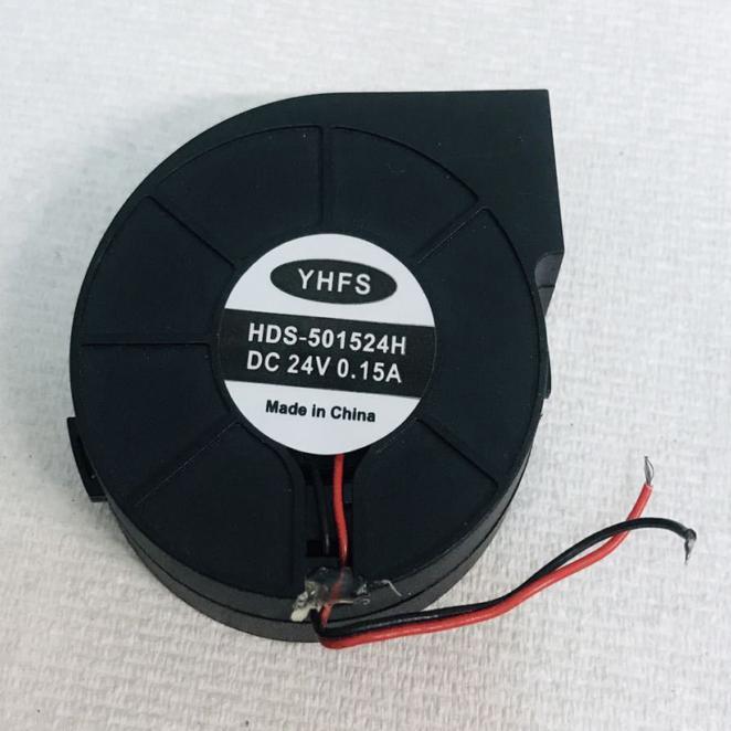 [Radiator] HDS-501524H DC24V0.15 A 2-Line พัดลม Axial Fan YHFS ของแท้ดั้งเดิม
