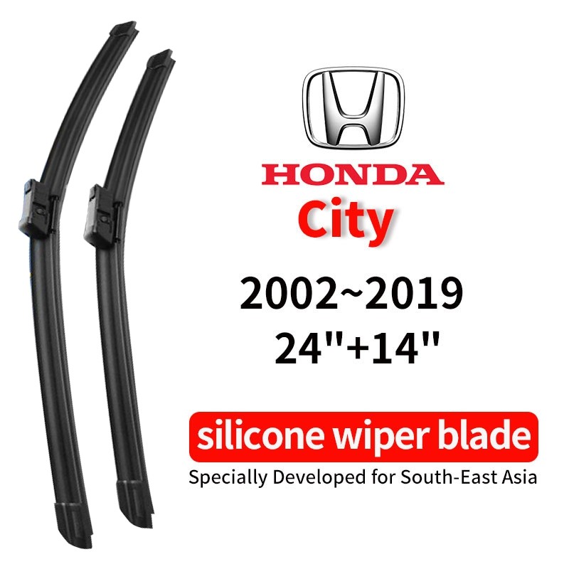 ที่ปัดน้ําฝน Honda City(02~2019)24+14 ที่ปัดน้ําฝนรถยนต์ City