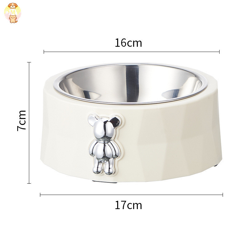 สไตล์ใหม่สัตว์เลี้ยงชามสแตนเลสแมวสุนัขบนโต๊ะอาหาร - รูปที่ 6