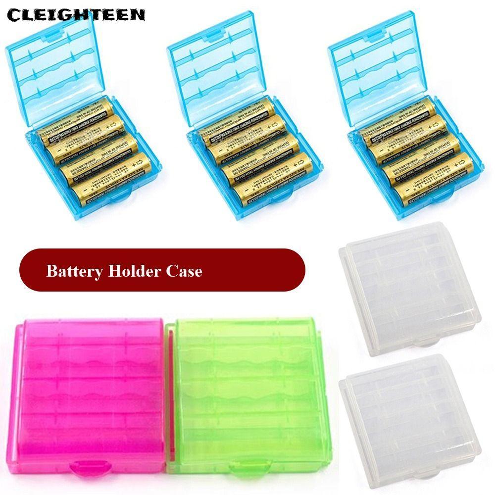 CLEIGHTEEN Battery Organizer สําหรับ 14500 10440 สําหรับผู้ถือแบตเตอรี่ผู้ถือแบตเตอรี่จัดเก็บ