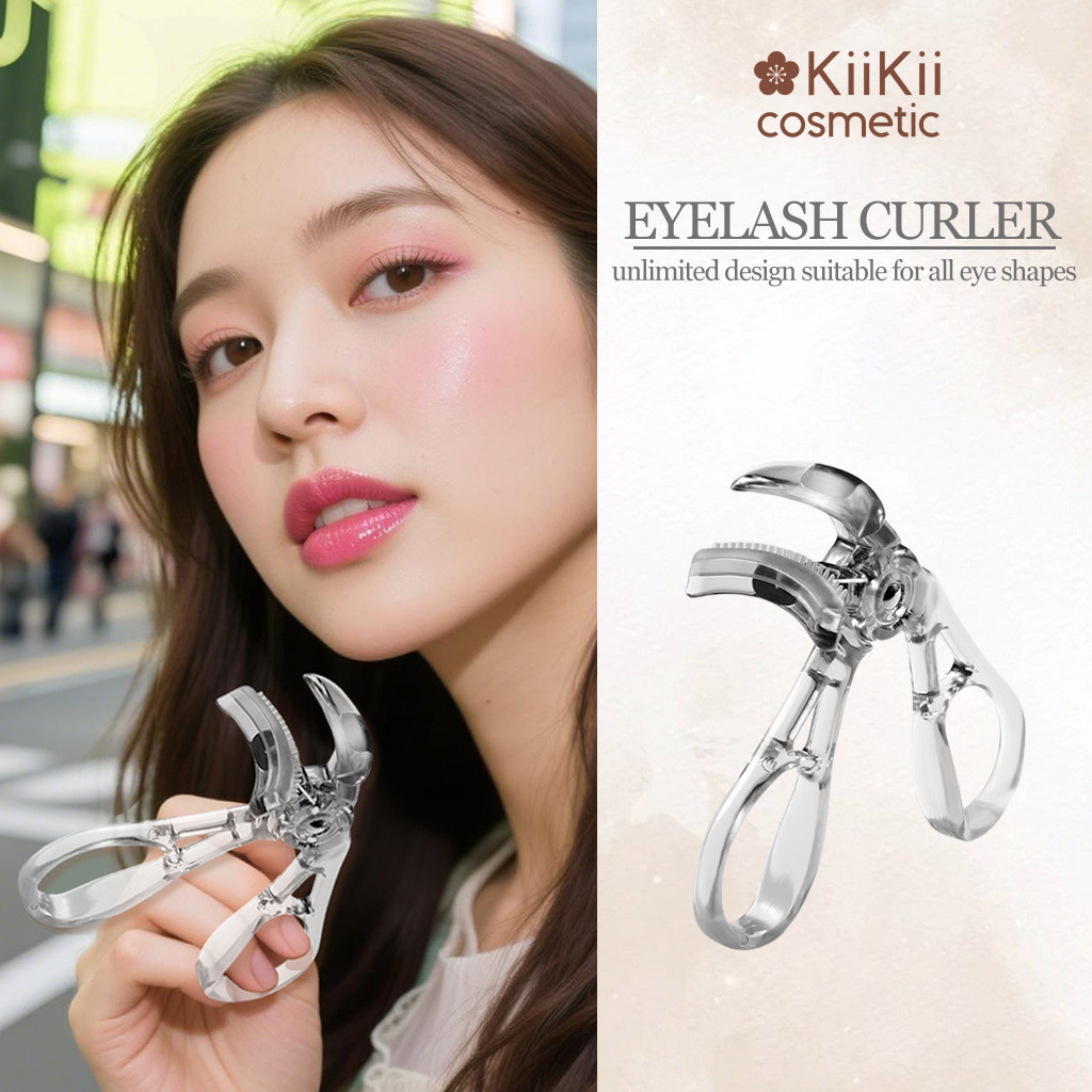 KiiKii Cosmetic ดัดขนตา ที่ดัดขนตา ตกแต่งขนตา  ที่ดัดขนตาแบบมีหวีในตัว ห้ดวงตาสวยโดดเด่น