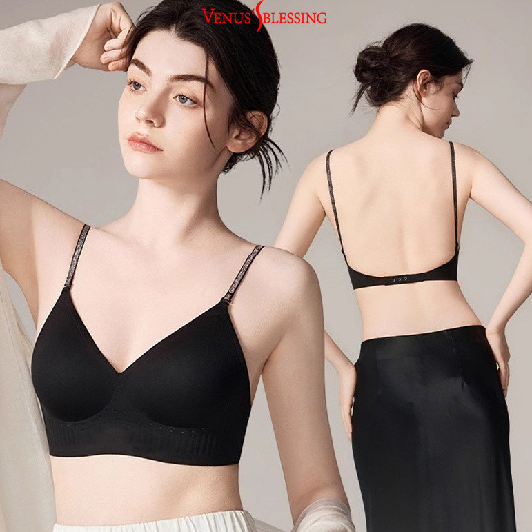 ชุดชั้นในแบบคัพห้อยเชือก ไซส์ S-XL ออกแบบสำหรับยกหน้าอกขนาดเล็ก พร้อมช่วงหลังแบบเปิด U-back สบายตาเมื่อสวมเสื้อ