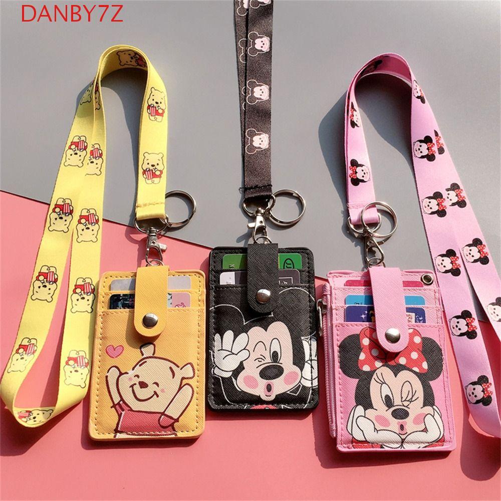 INGALA Ned Card Holder 5 Bits Stitch Pu หนัง Identity Lanyard ผู้หญิงผู้ชาย Id บัตรเครดิตฝาครอบ Id ก