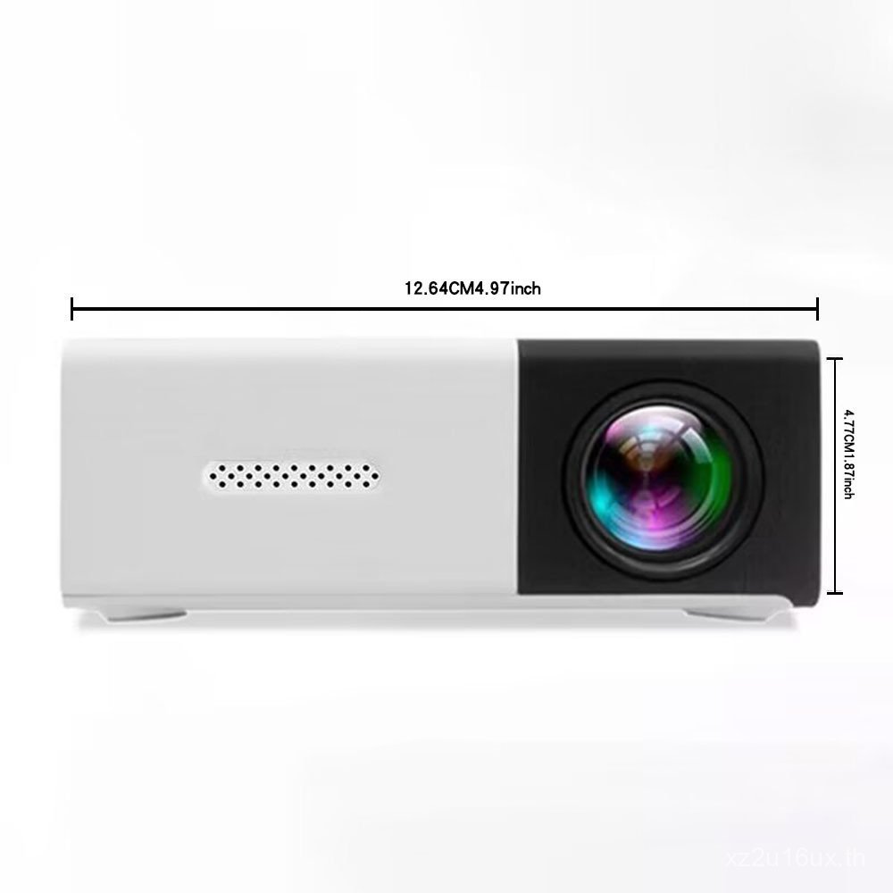 YG300 โปรเจคเตอร์ YG310 LED ในครัวเรือน HD โปรเจคเตอร์ Mini HD 1080P เครื่องสีเหลือง
