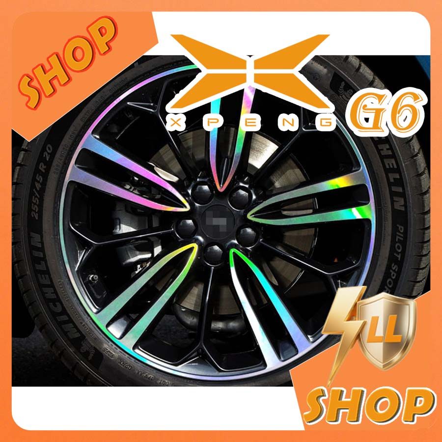 [READY]XPENG G6 Wheel stickers Body Kit XPENG G6 EV Car Decoration Accessories B74Z