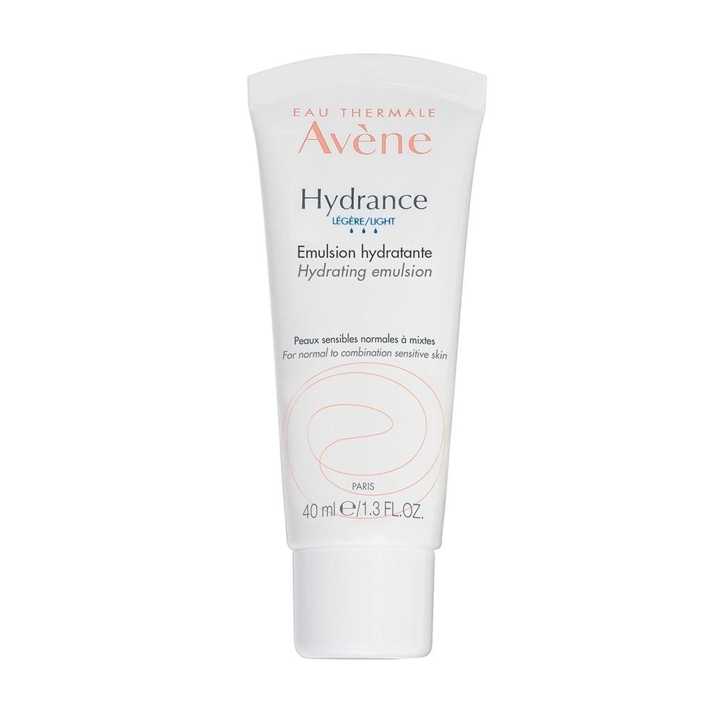 Avène Hydrance LIGHT Hydrating Emulsion, Daily Face Moisturizer Cream, Non-Comedgenic, 1.3 Oz