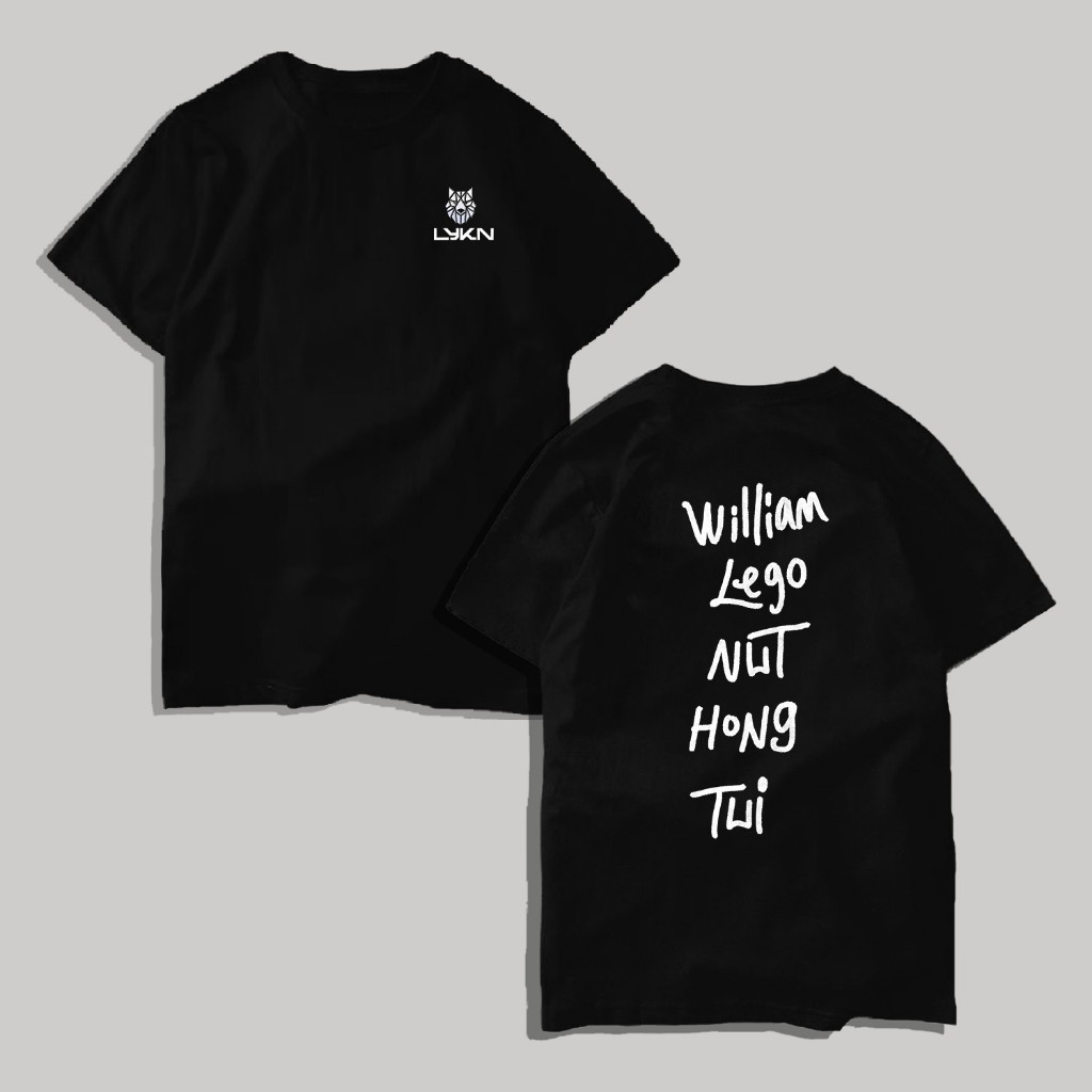 COD-เสื้อยืด Katun เสื้อยืด LYKN Thailand GMM boygrup กังวล William Lego Nut Hong Tui โลโก้ Thai ent