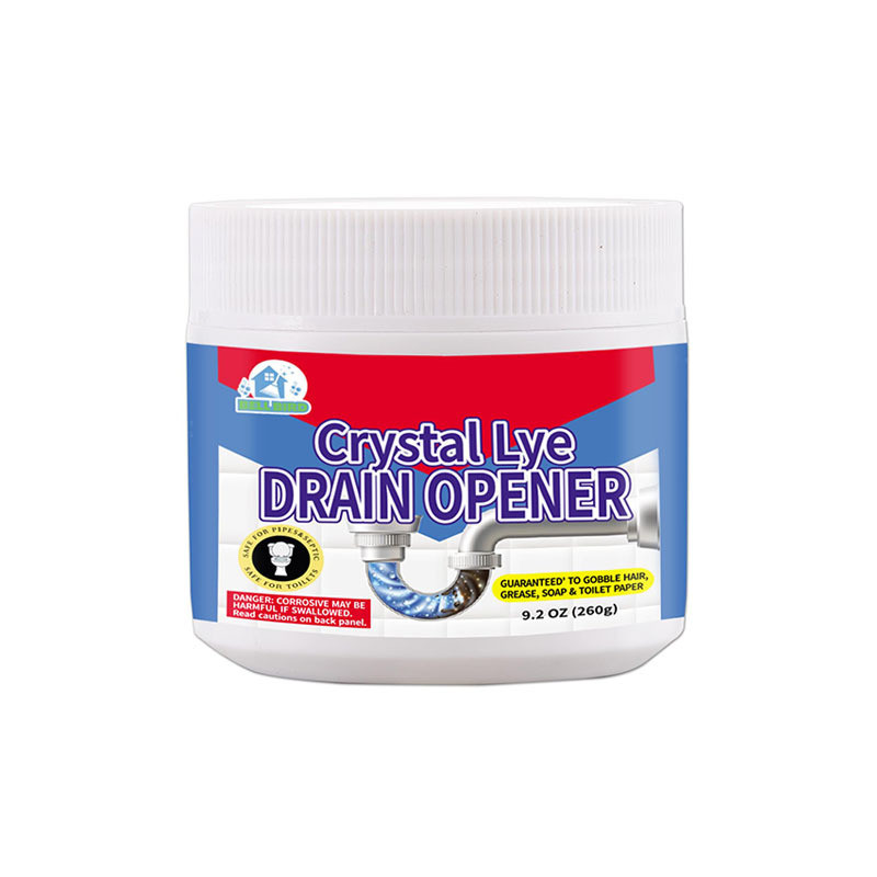 Crystal Lye Drain Opener 管道通剂 厨房间水水水水器 สาเหตุการประดิษฐ์