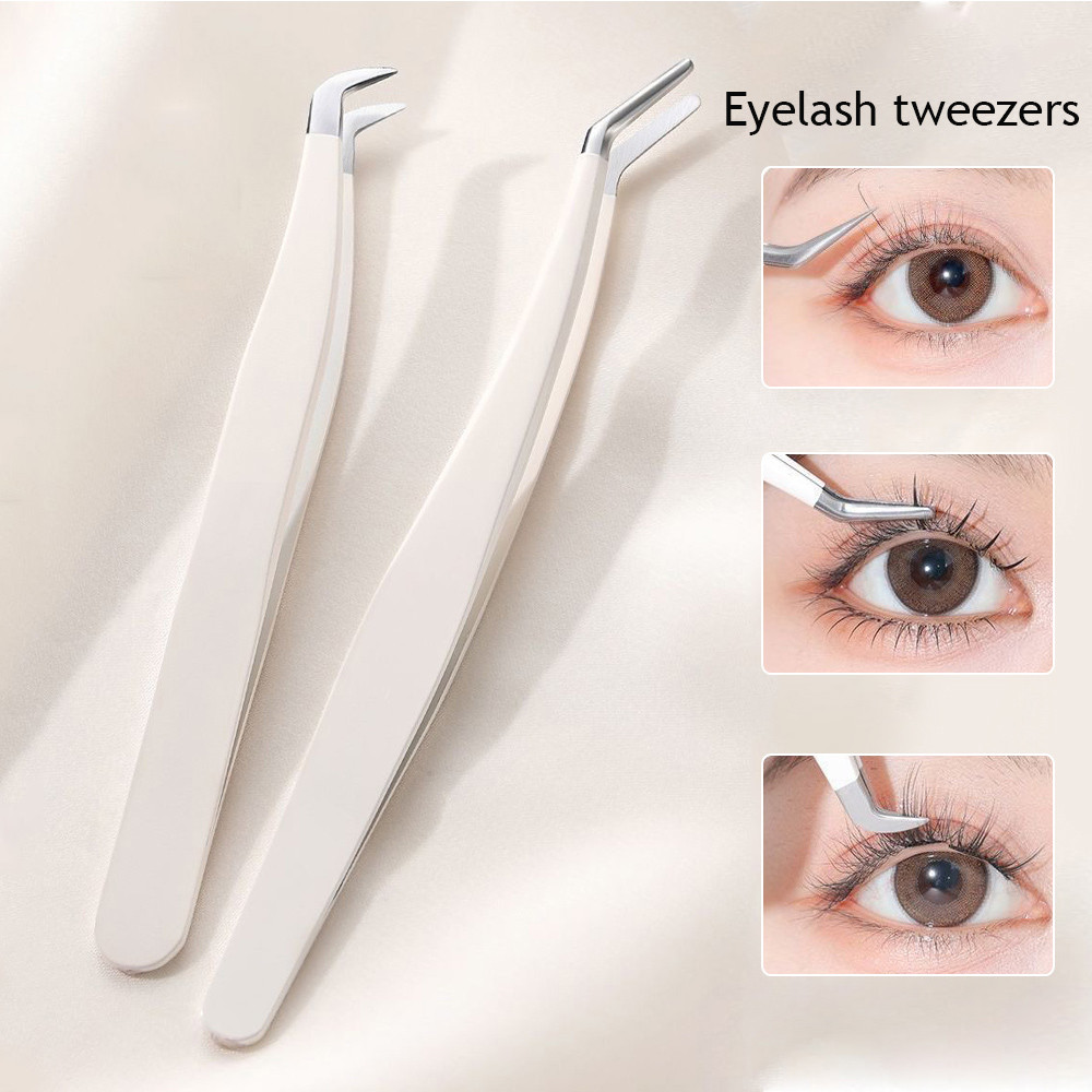 แหนบขนตาปลอมชุด Grafting Picking Lash คลิปเสริมเครื่องมือความงาม