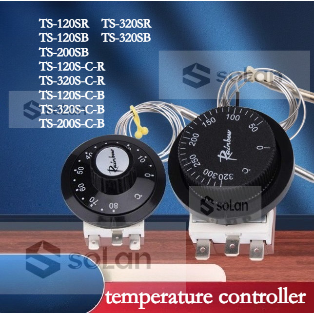 TS-120SR-320SR-120SB-320SB-200SB-120S-200S-320S-CR-B RAINBOW Knob Thermostat Switch Thermostat Contr